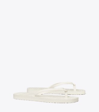 tory burch basket weave flip flops