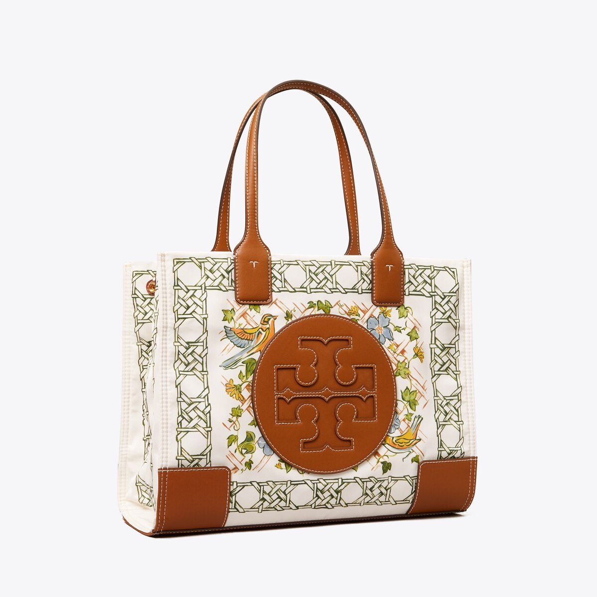 tory burch floral ella tote