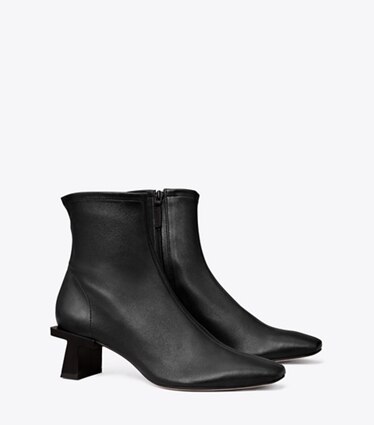 tory burch short black boots