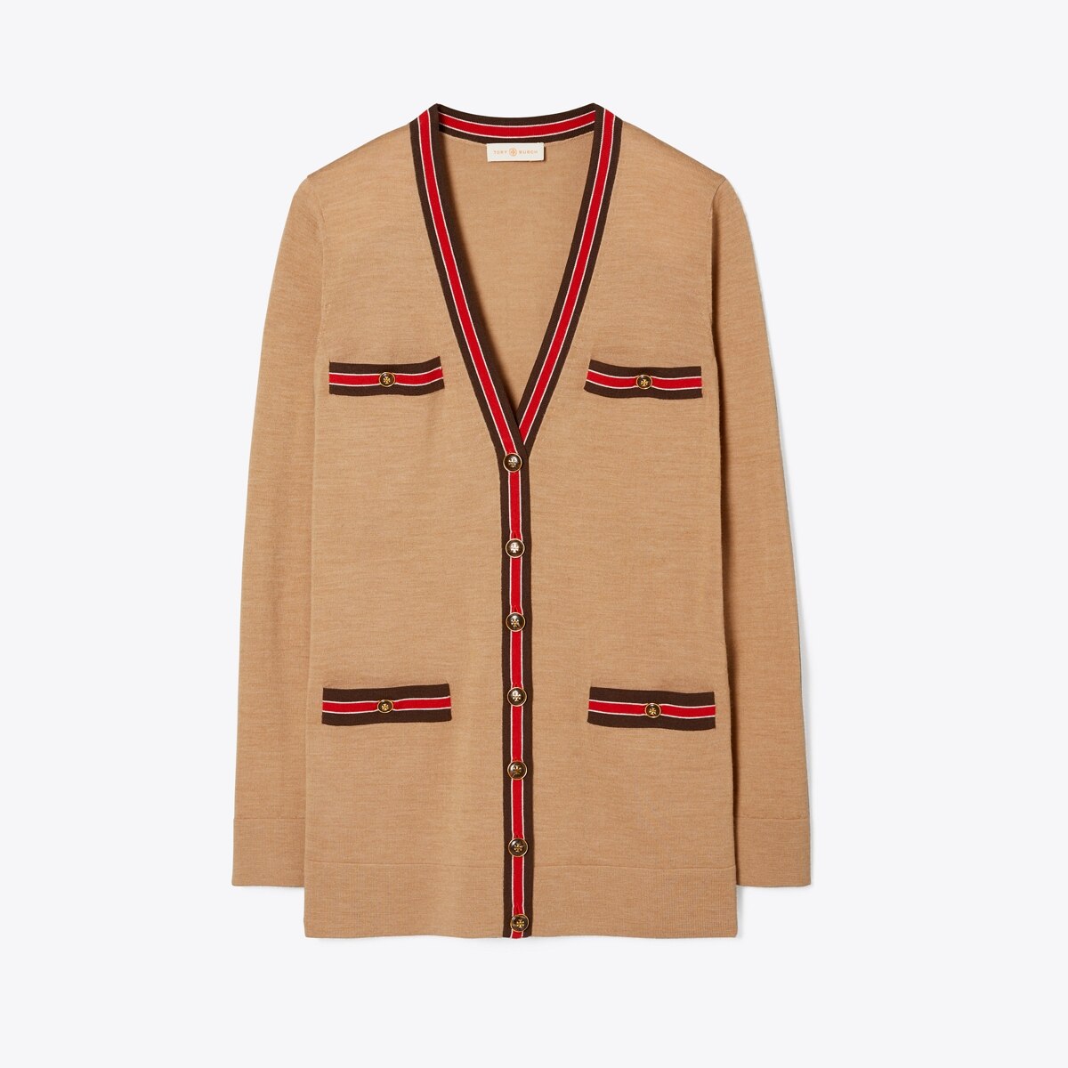 tory burch madeline merino wool cardigan