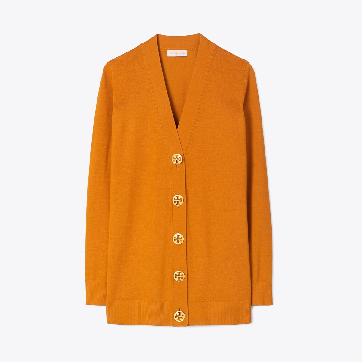 tory burch patch cuff sweater
