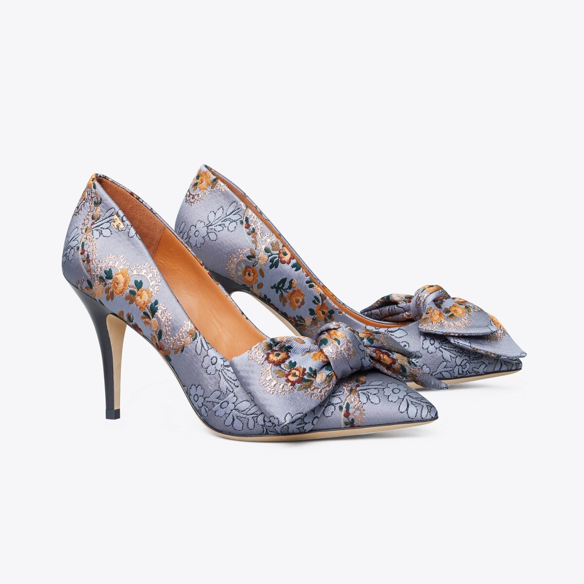 tory burch blue heels