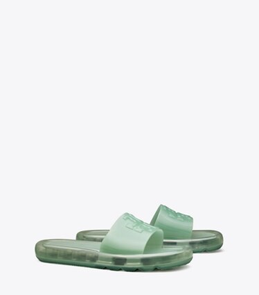 Tory Burch designer sandals Bubble Jelly in SEA WIND main