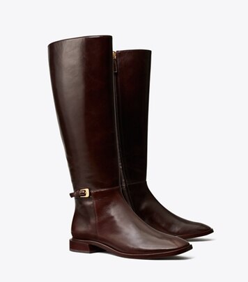 tory burch tall brown riding boots