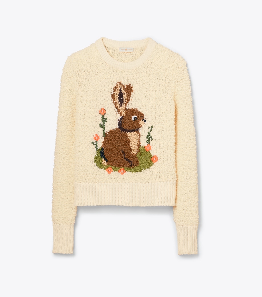 Tory Burch Bunny Intarsia Sweater