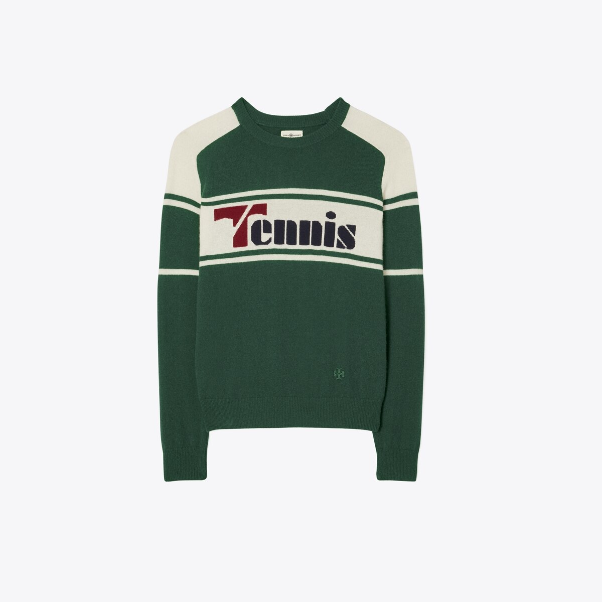 Cashmere Retro Tennis Sweater: Women's Designer Sweaters | Tory Sport