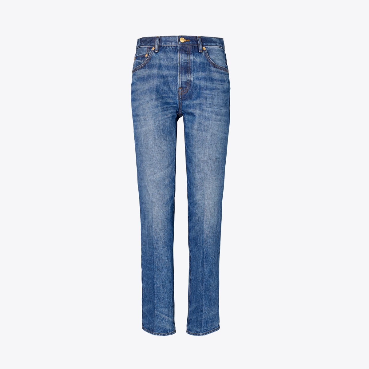 tory burch white denim