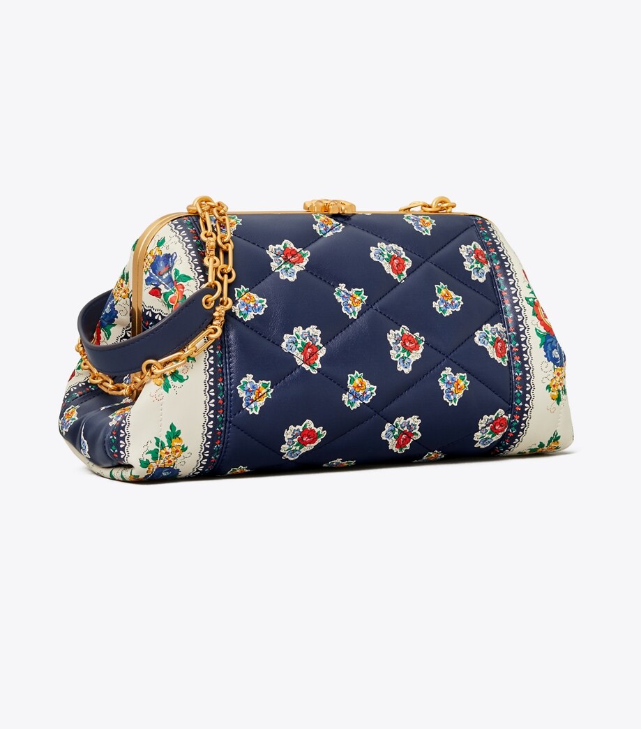 Tory Burch Cleo Quilted Floral Bag