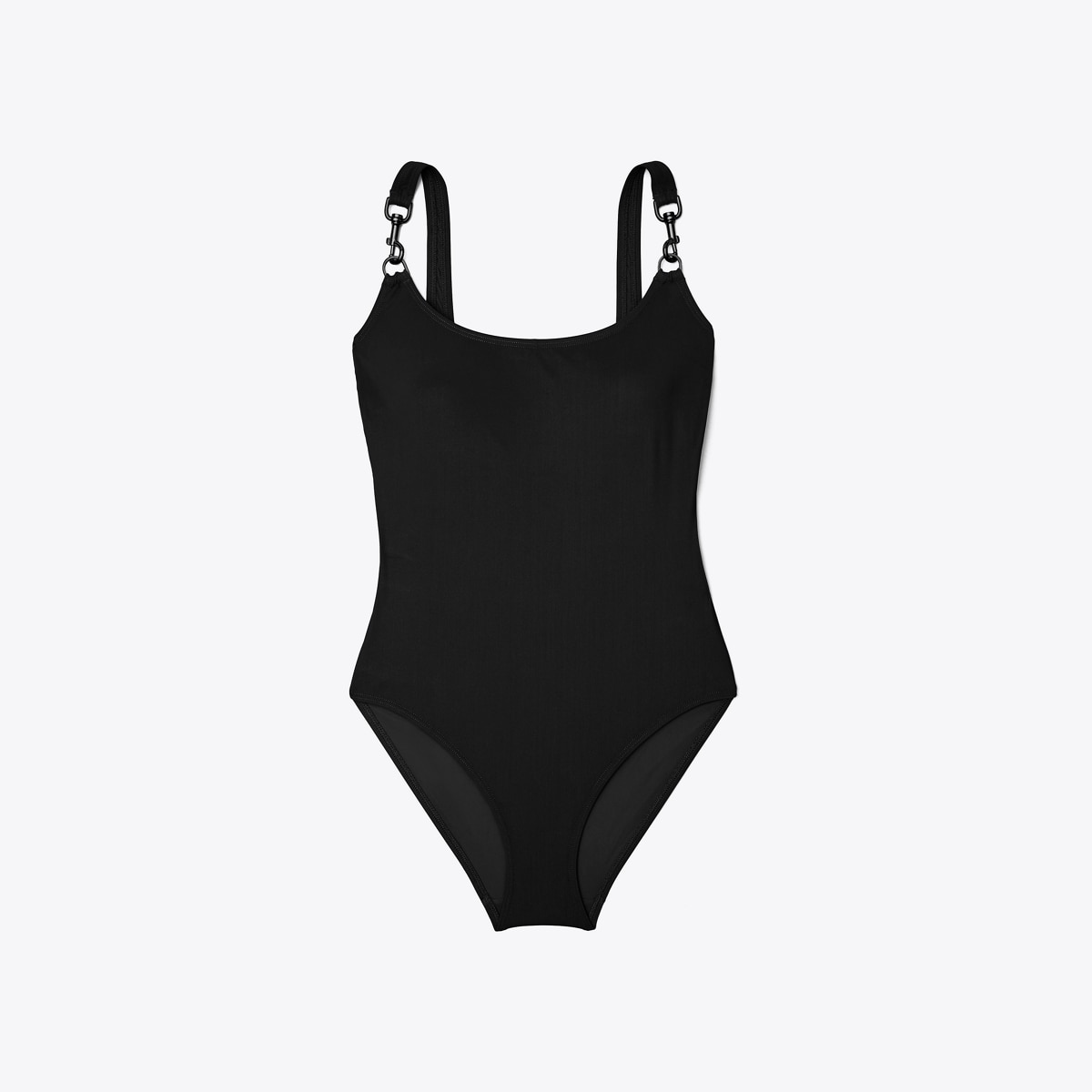 Clip Tank Swimsuit, Black Hardware: Women's Designer One Pieces | Tory ...