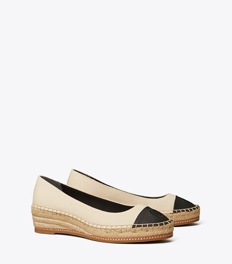 tory burch color block espadrille wedge
