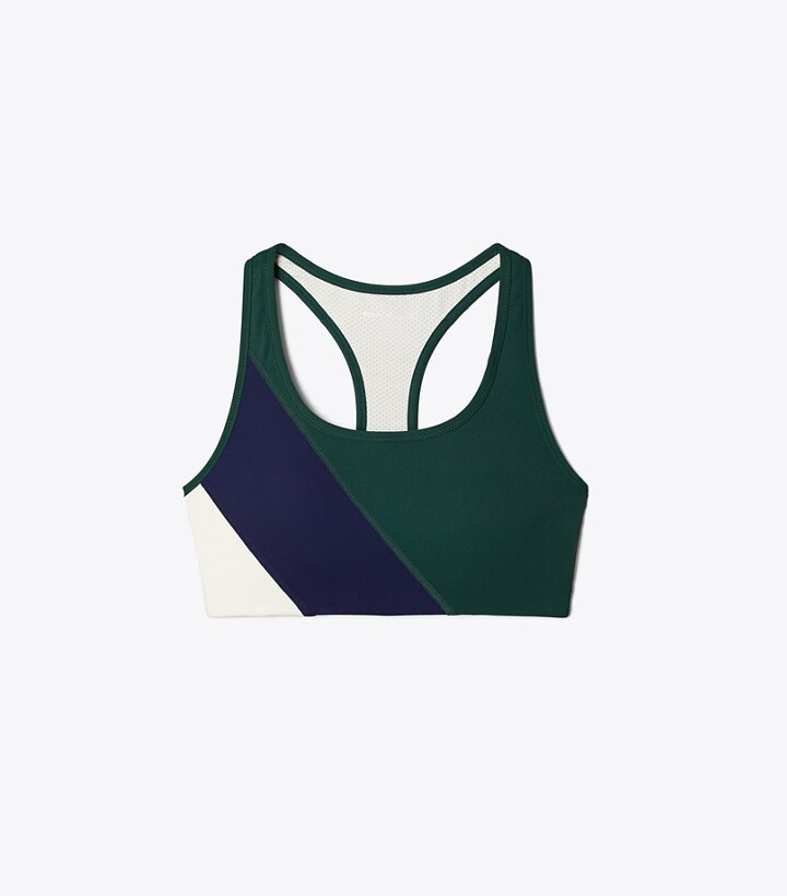 Color-Block Racerback Bra: Women's 