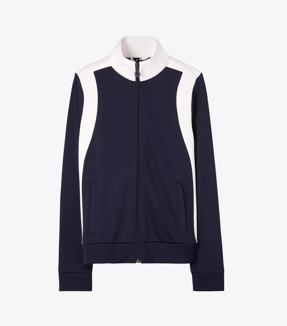 Tory Burch COLOR-BLOCK TRACK JACKET