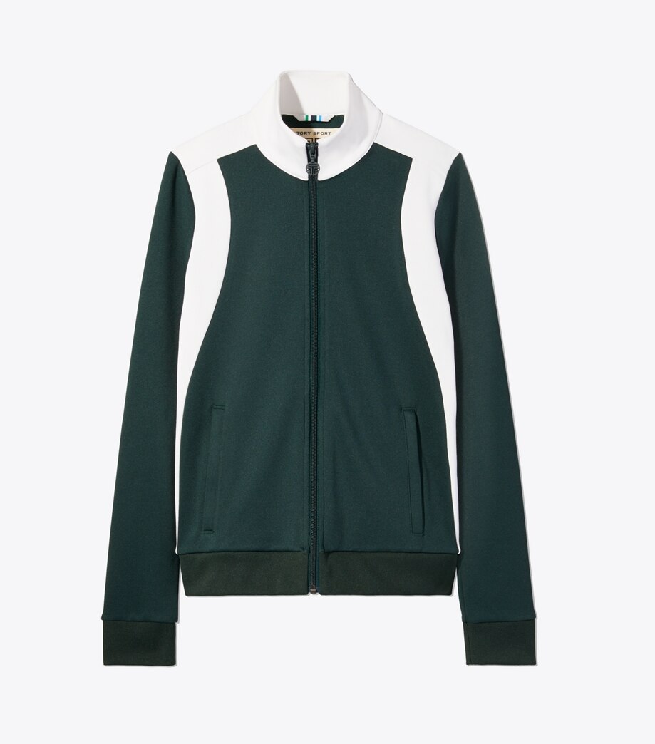 Tory Burch COLOR-BLOCK TRACK JACKET