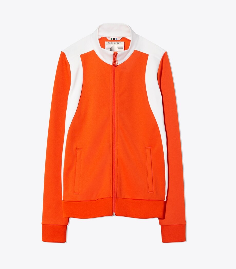 Tory Burch COLOR-BLOCK TRACK JACKET