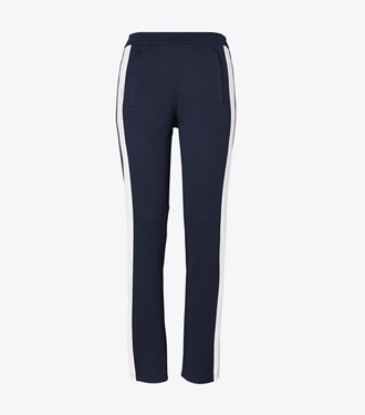 color block track pants womens