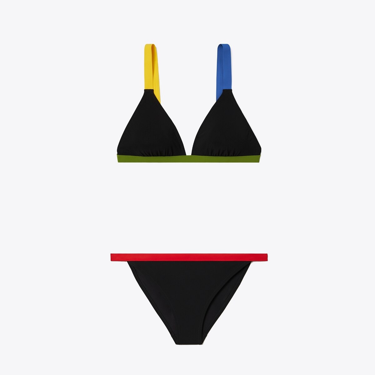 Colorblocked Bikini Set: Women's Designer | Tory Burch