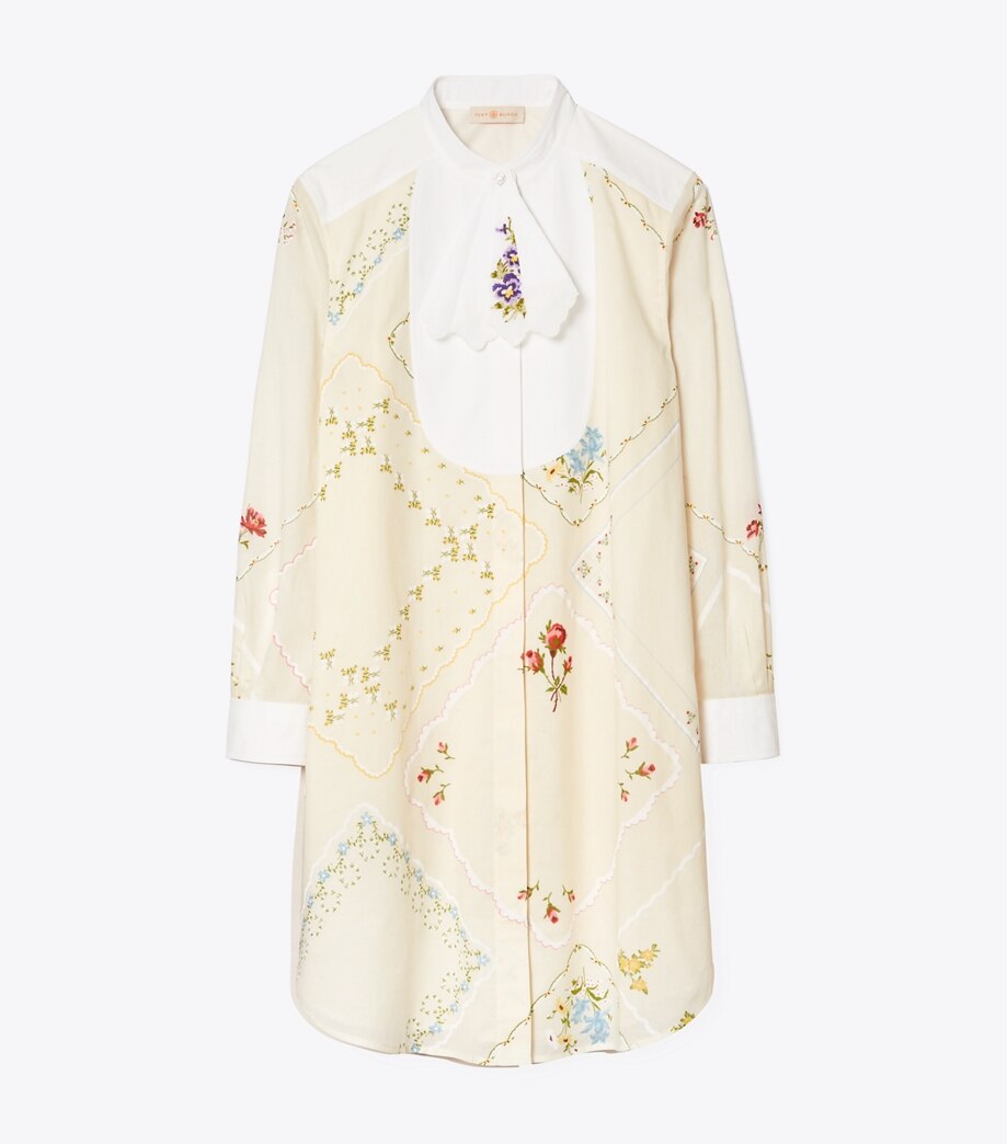 Tory Burch Convertible Handkerchief Tunic Dress