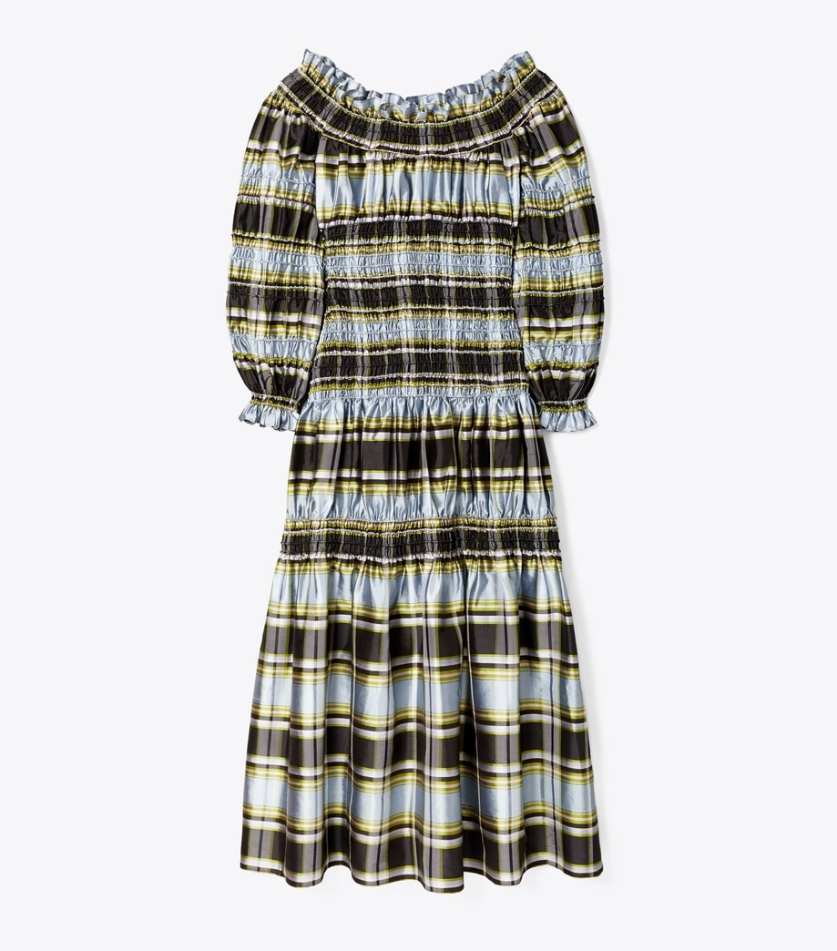Tory Burch Corded Madras Dress