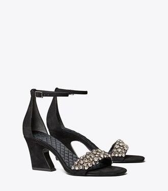 tory burch black heels