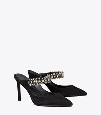 tory burch black heels