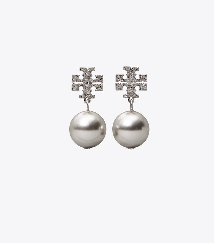 Tory Burch Crystal Pearl Drop Earrings 2024 www.alhudapk