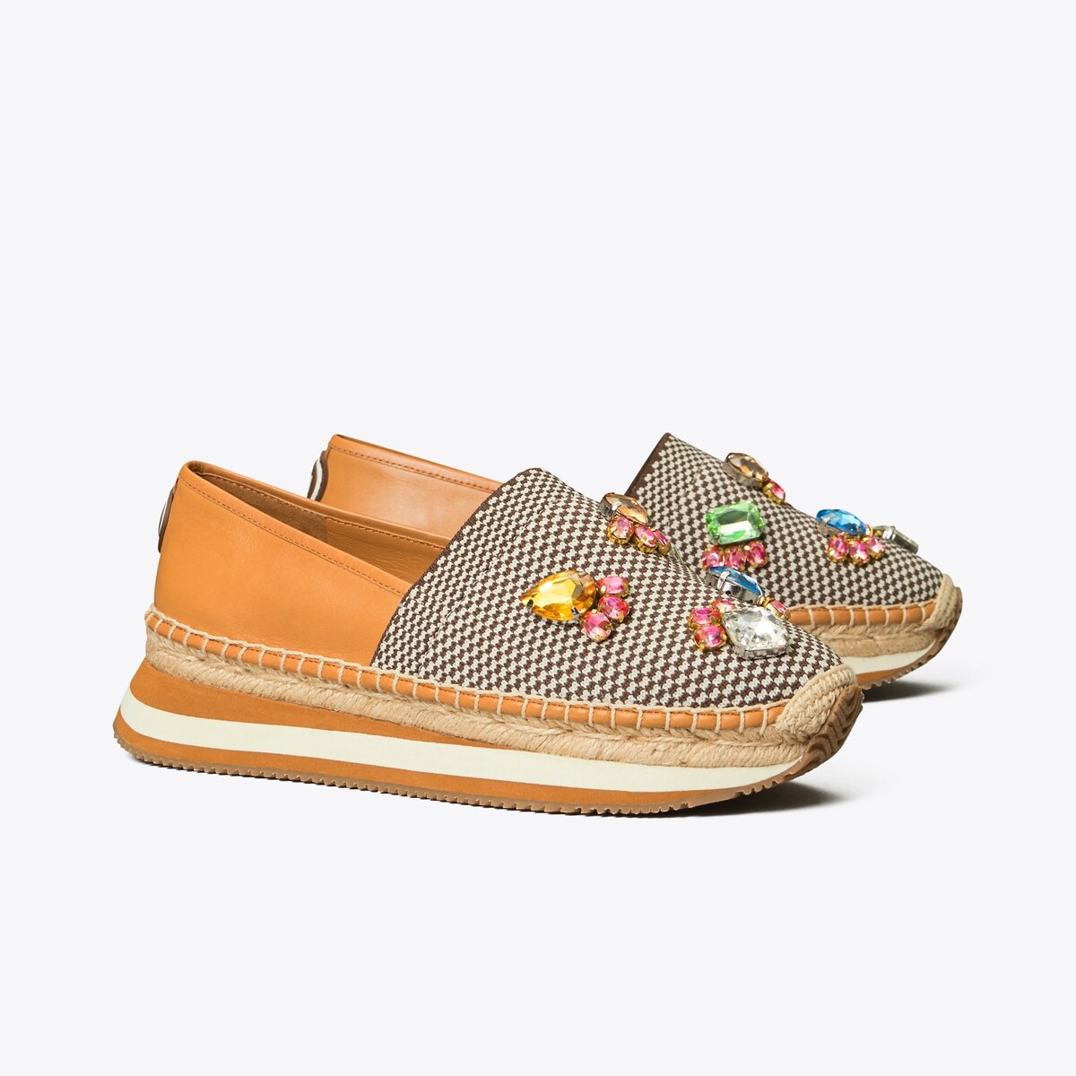 tory burch color block slip on sneaker
