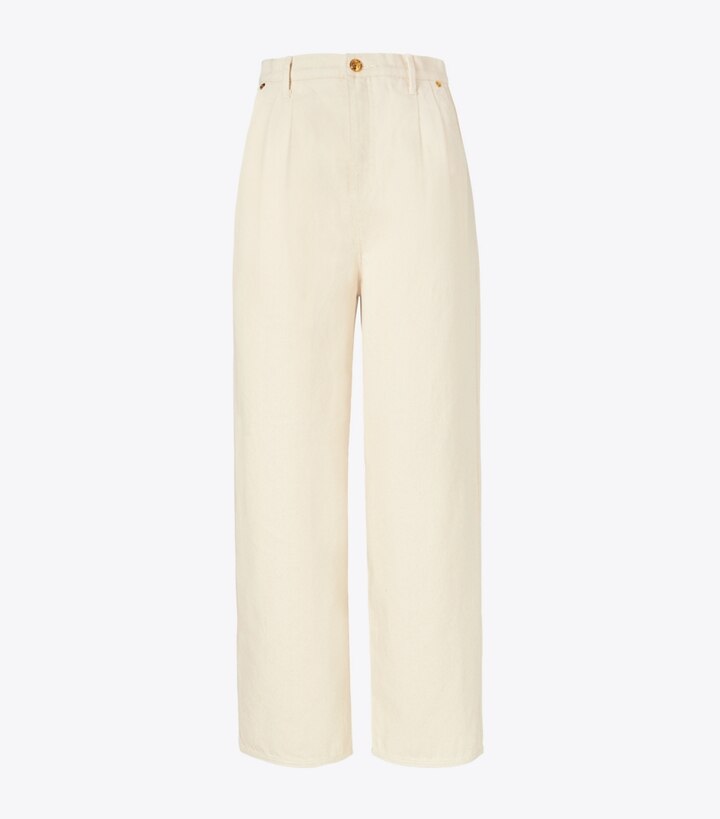 tory burch white jeans