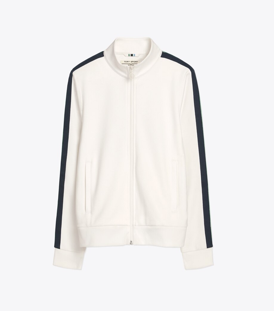 Tory Burch DOUBLE-STRIPE TRACK JACKET
