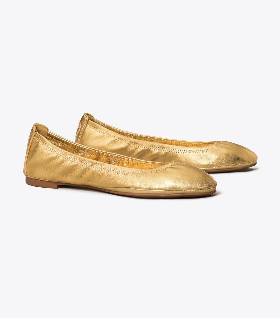 eddie metallic ballet flat