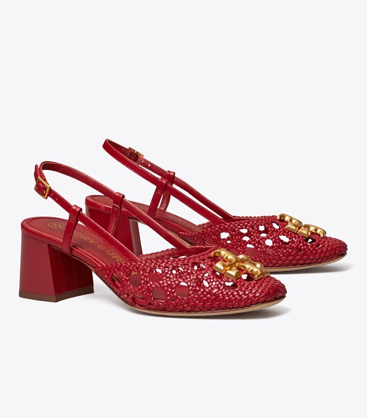 tory burch woven heels