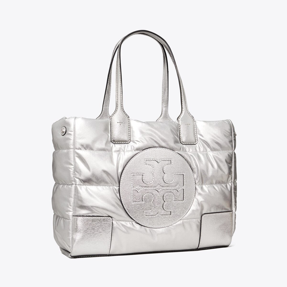 tory burch metallic tote