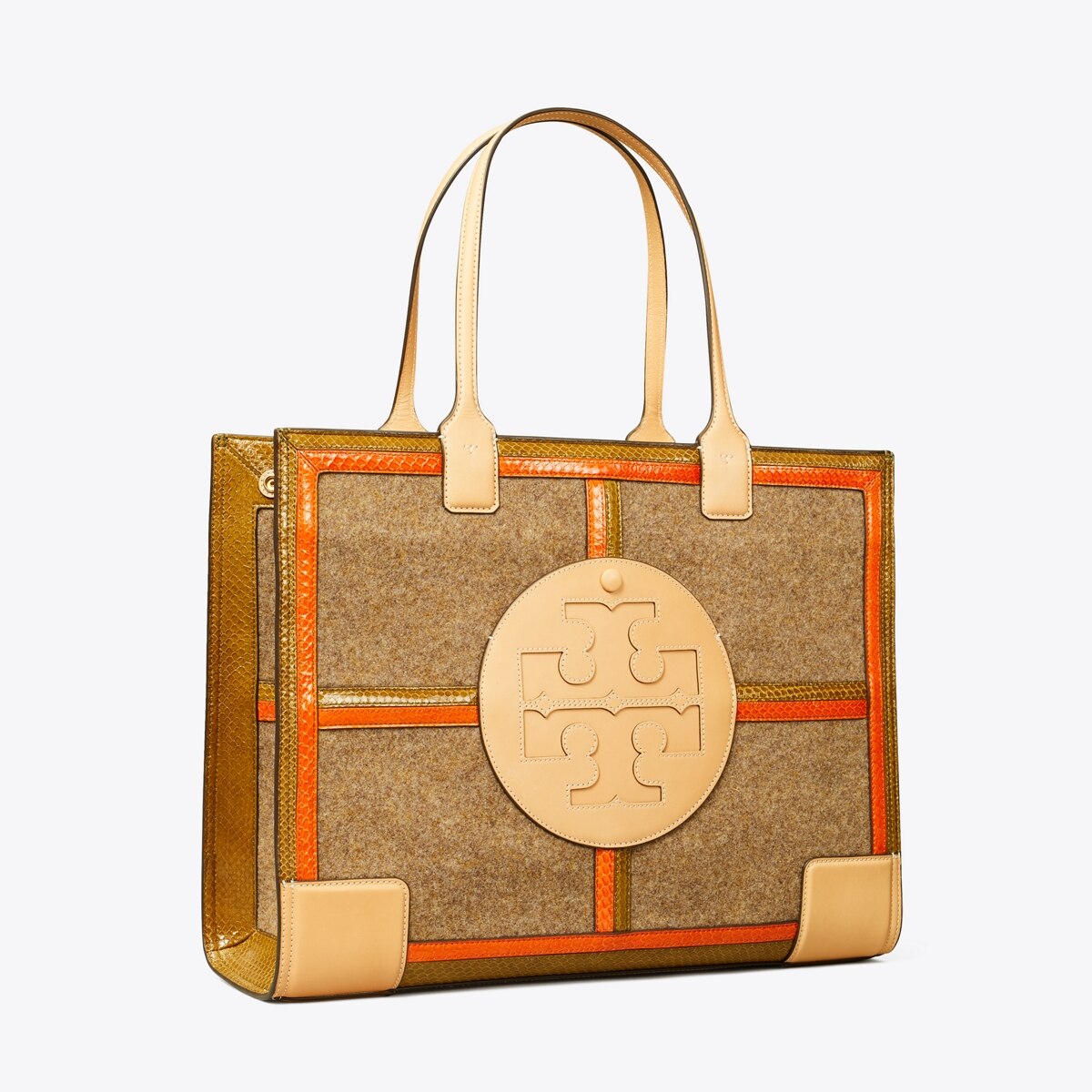 ella multi stitch tote bolsa