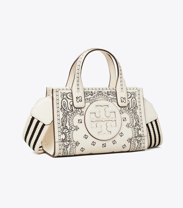 ella printed canvas tote