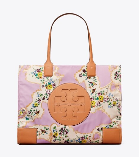 ella printed canvas tote