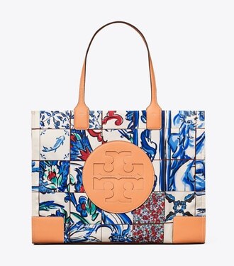 ella printed canvas tote