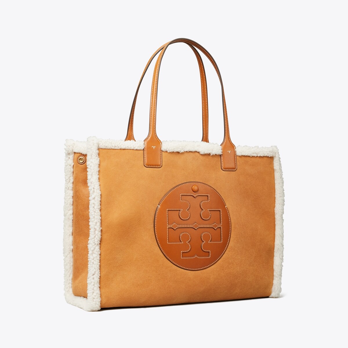 tory burch ella suede tote bag