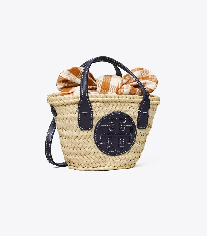 Ella straw mini discount tote