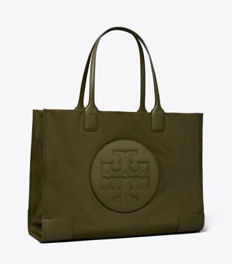 tory burch ella suede tote bag