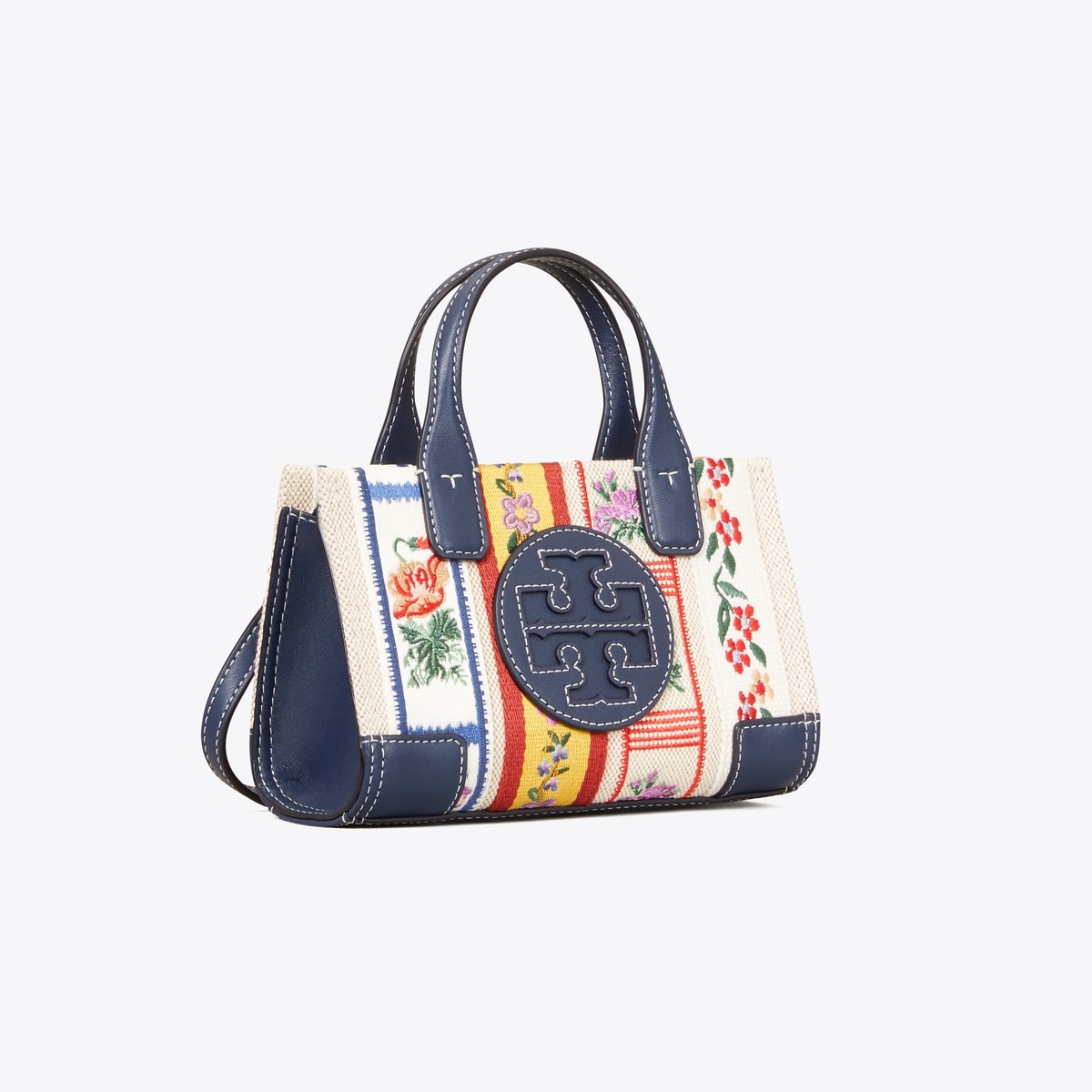 ella webbing patchwork tote