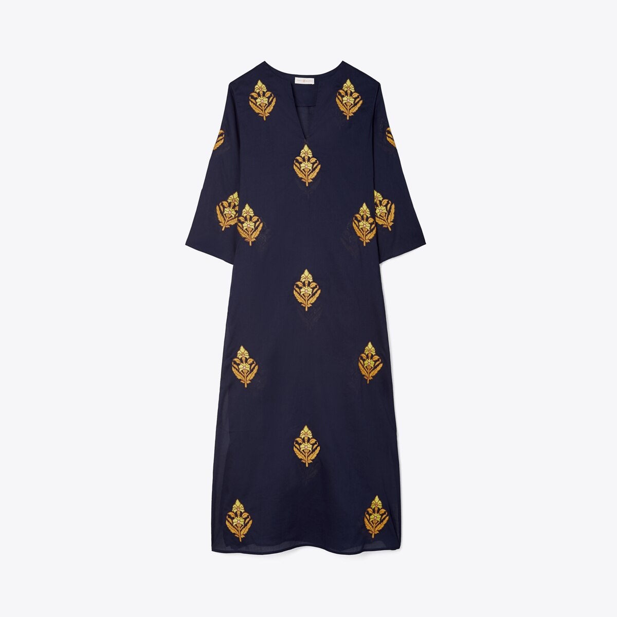 Embroidered Cotton Voile Caftan Women's Swim Coverups Tory Burch UK