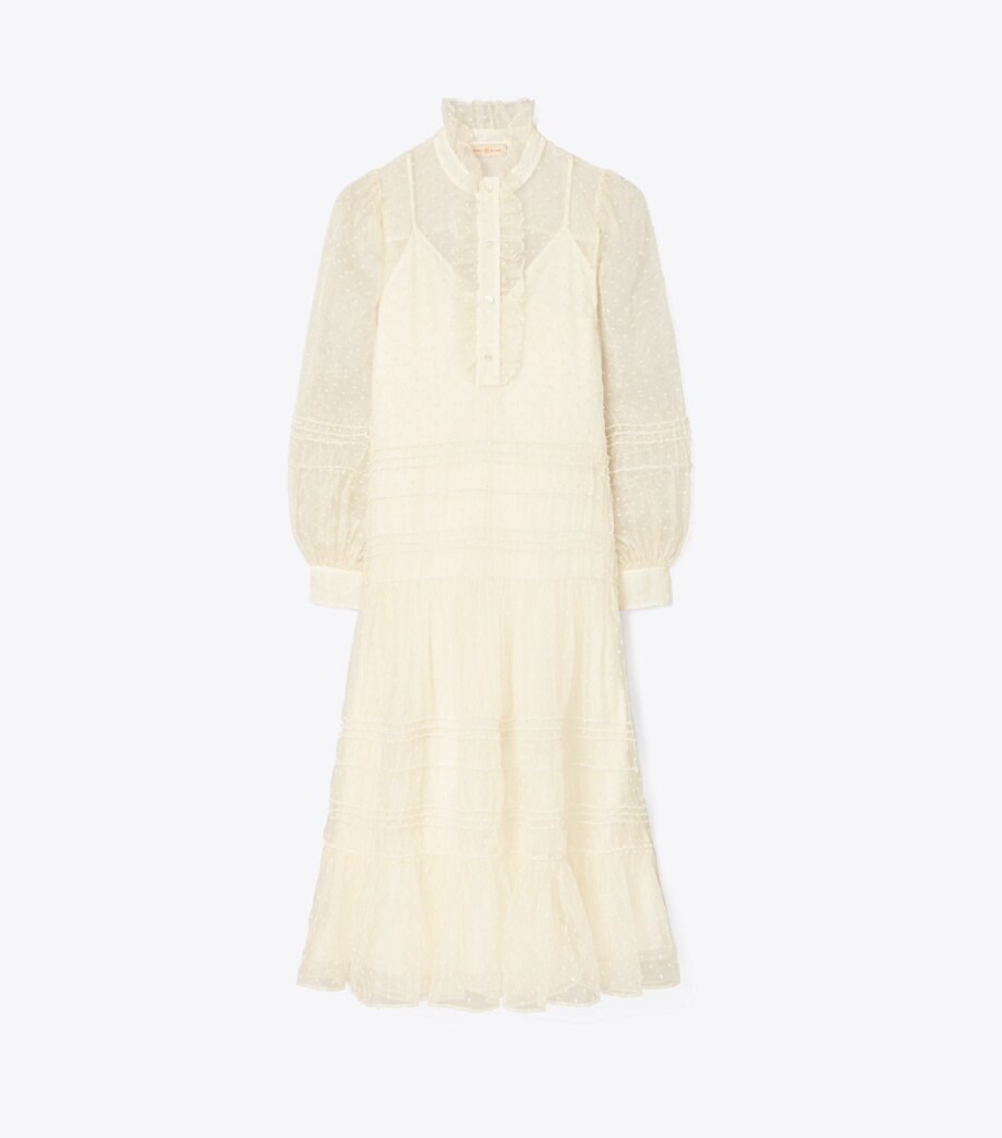 Tory Burch Embroidered Dot Dress