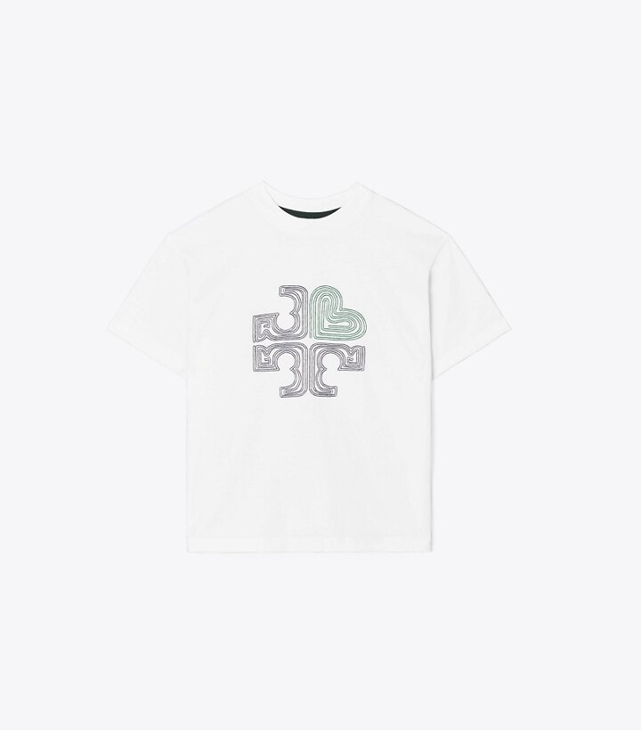 Embroidered Heart Logo T-Shirt