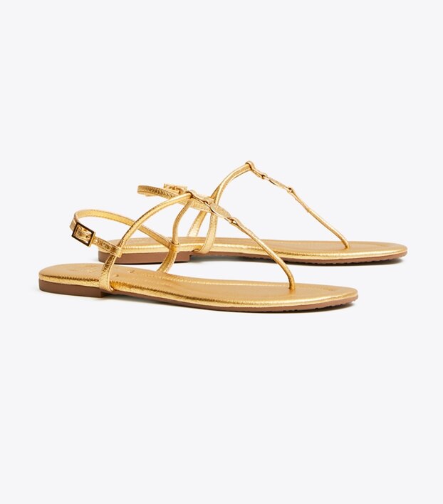 gold metallic flip flops sandals