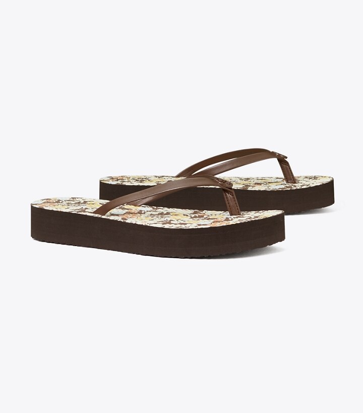 tory burch heart flip flop