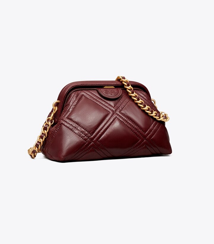 Fleming Soft Small Glazed Frame Crossbody Women's Designer Crossbody