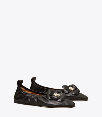 tory burch flower ballet flat