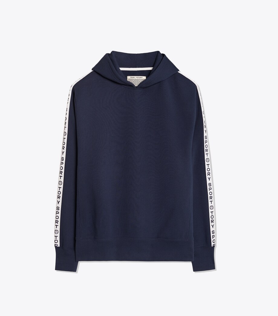 Tory Burch FRENCH TERRY BANNER HOODIE