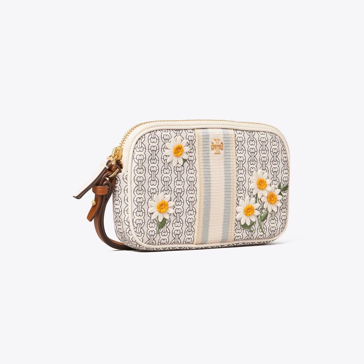 tory burch gemini link canvas wristlet