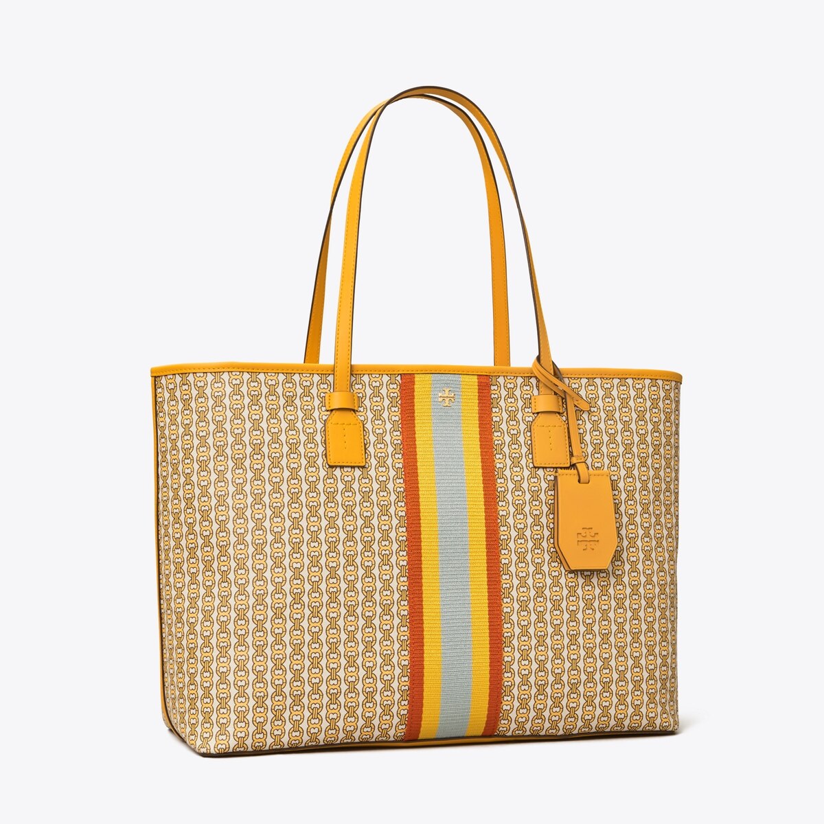 tory burch gemini link applique tote