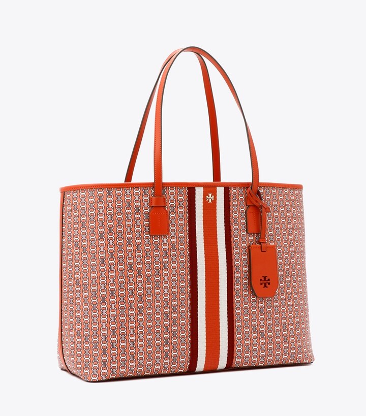 tory burch canvas tote bag